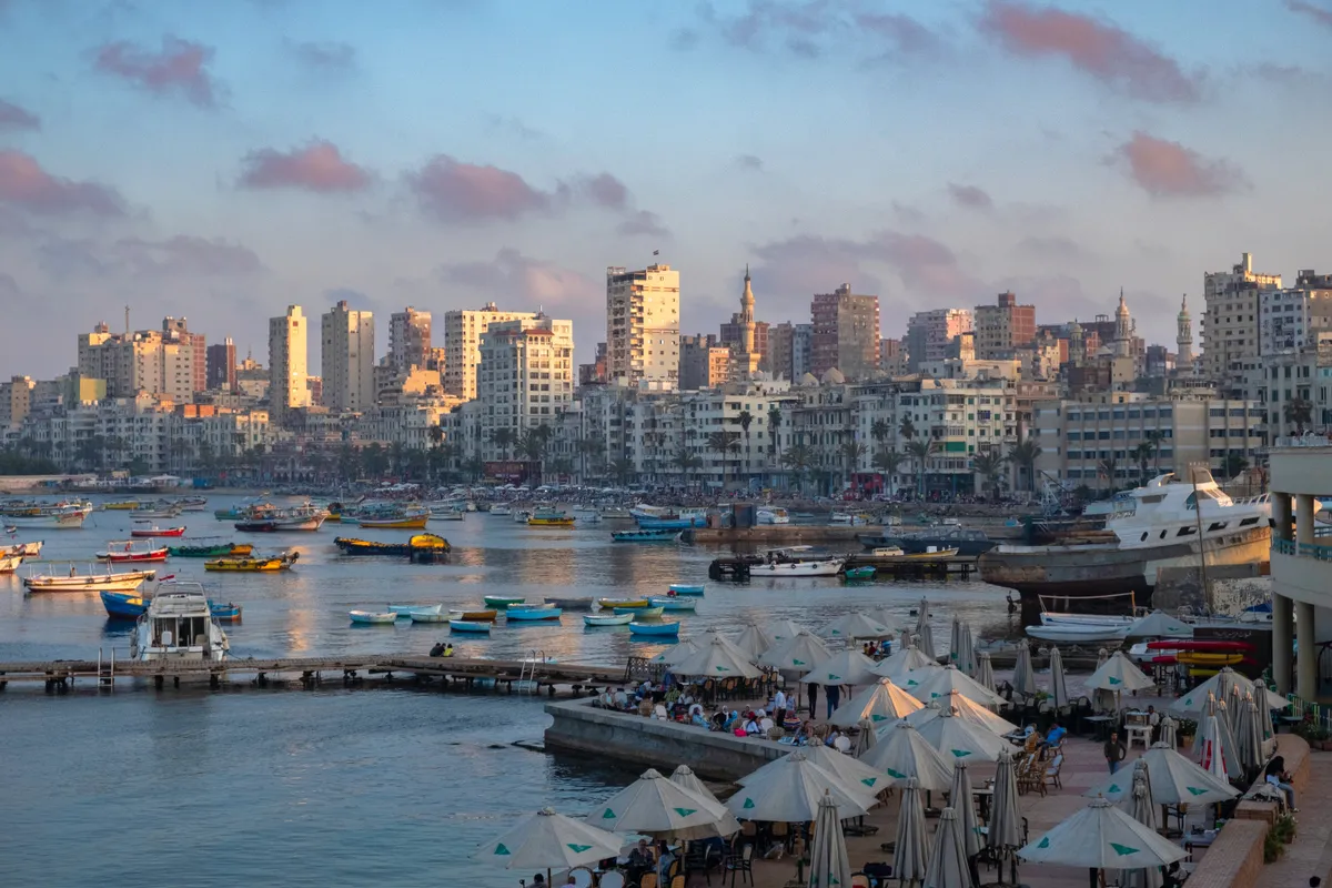 Alexandria, Egyiptom, tengerpart