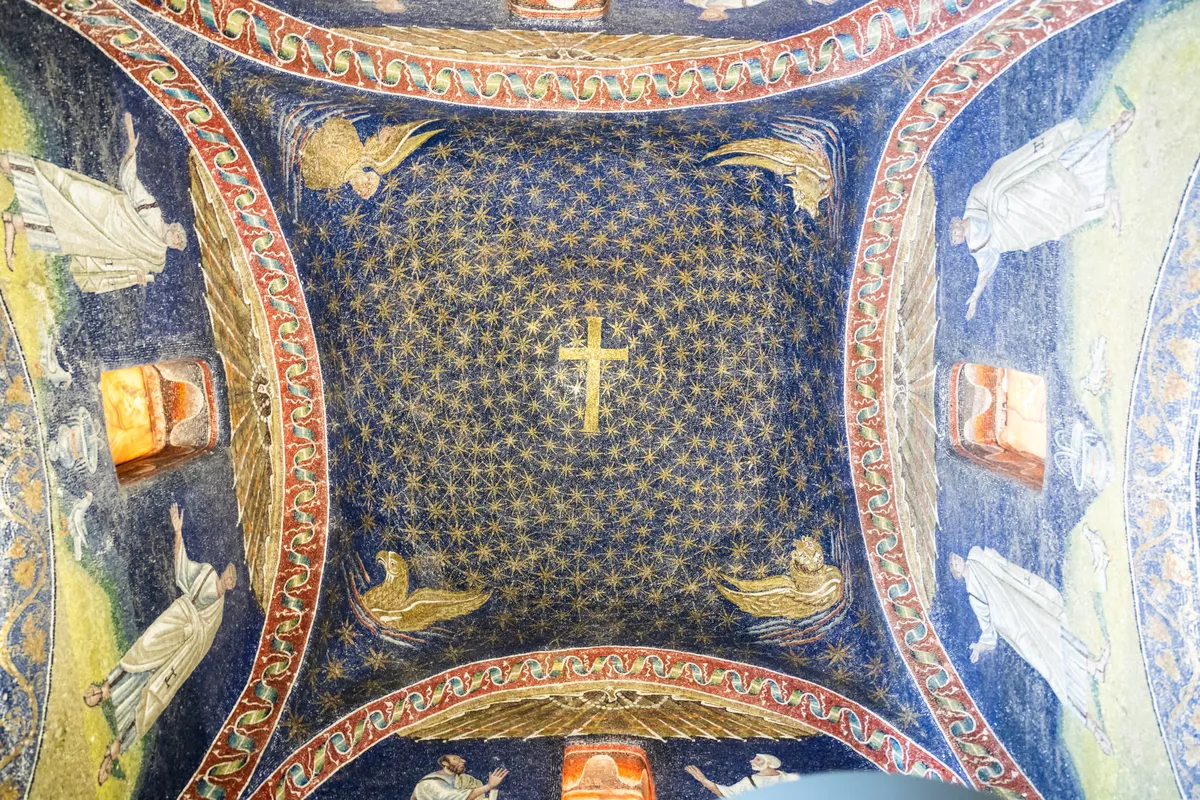 Ravenna, Galla Placidia mauzóleum, mozaik