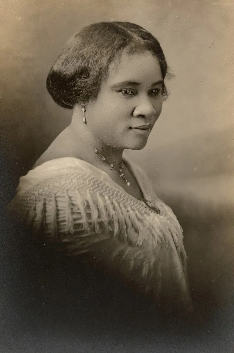 úttörő nők, Madam CJ Walker milliomosnő