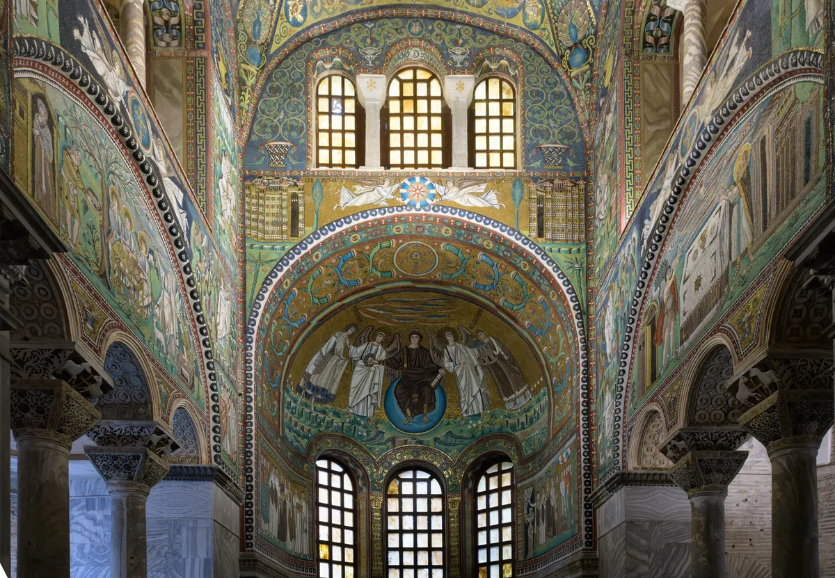 Ravenna, San Vitale-bazilika, apszis mozaik