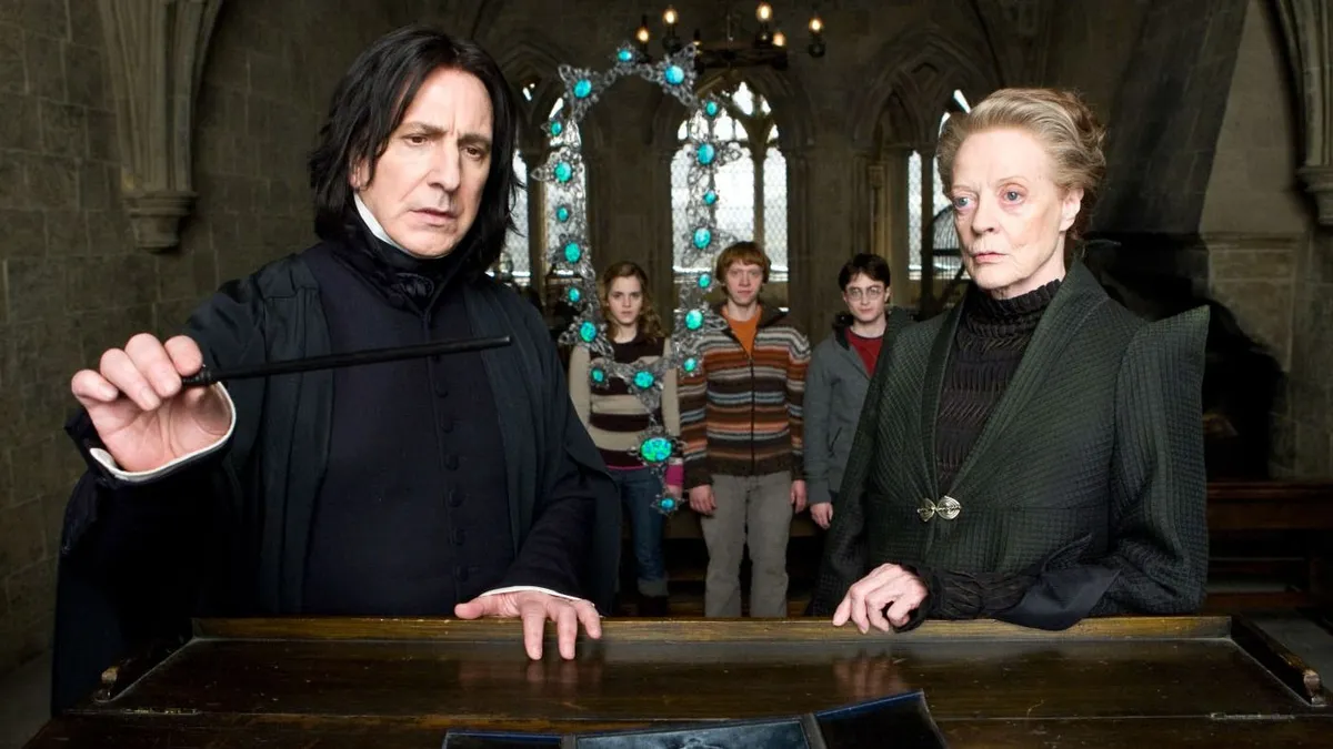 Harry Potter kvíz Piton és Mcgalagony.