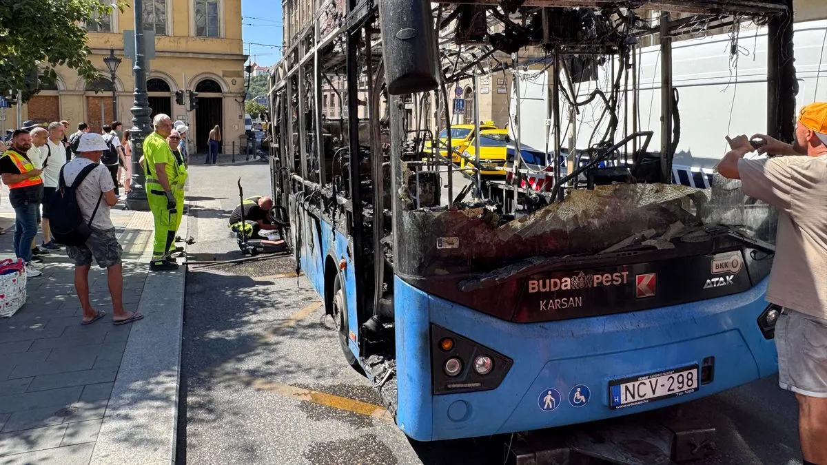 Augusztusban összesen négy busz gyulladt ki vagy füstölt el.