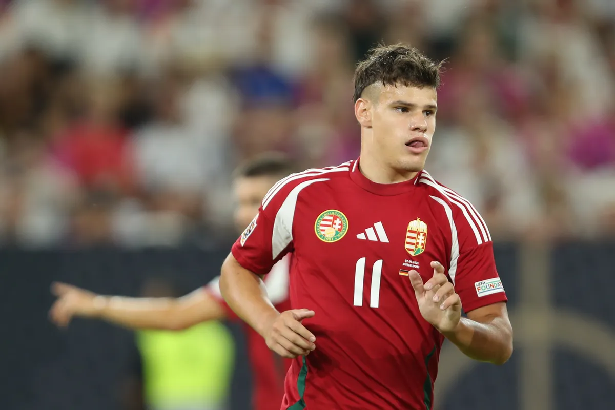 Kerkez Milos a magyar válogatott balhátvédje