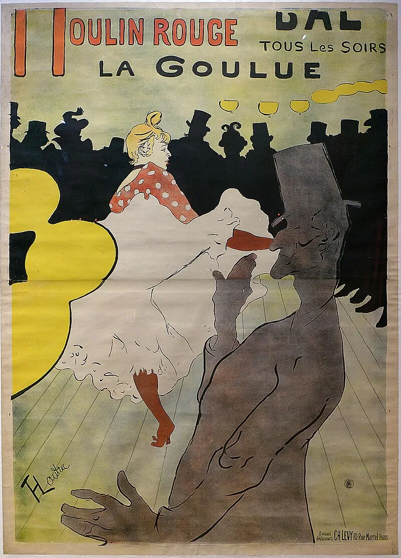 Moulin Rouge plakát Toulouse-Lautrec-től