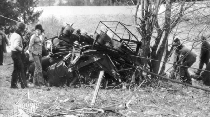 Cermis, vagy Cavalese felvonó katasztrófa, Olaszország, 1976