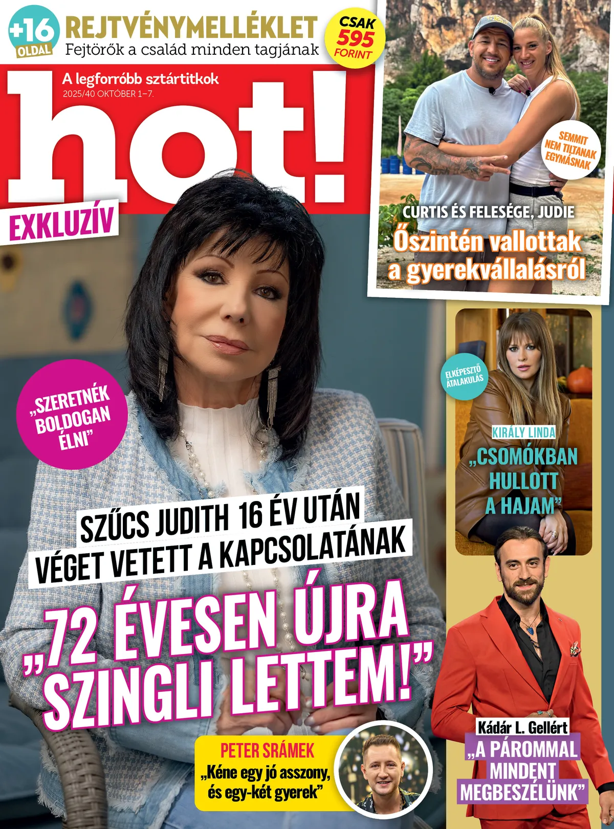 További érdekes sztárhírek a hot! magazin legfrissebb számában (Fotó: archív / hot! magazin)