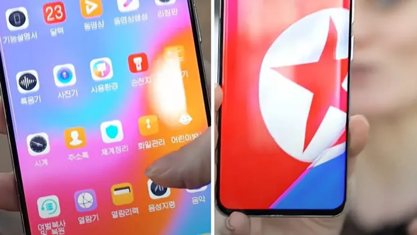 Csúcstechnológia, amivel megfigyelnek: így néz ki egy észak-koreai mobiltelefon