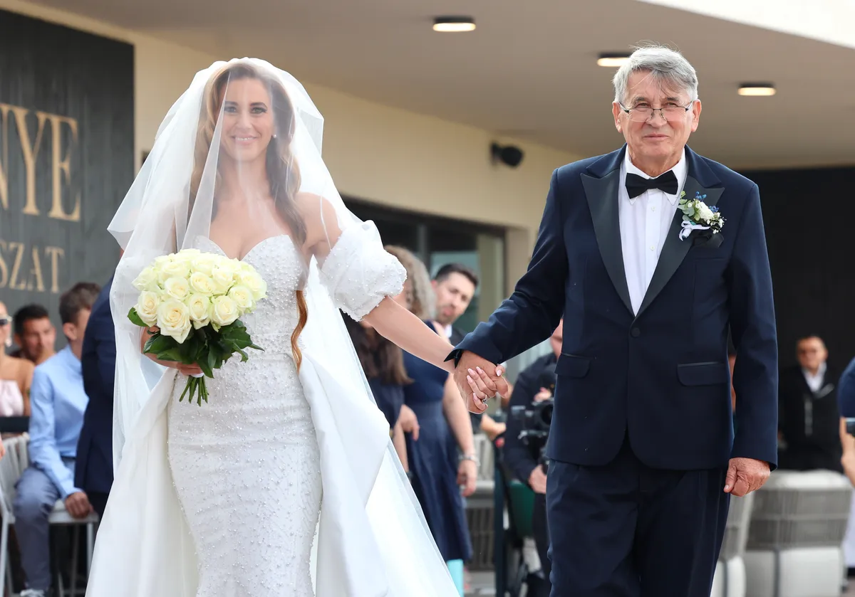 Krausz Gábor és Mikes Anna esküvője