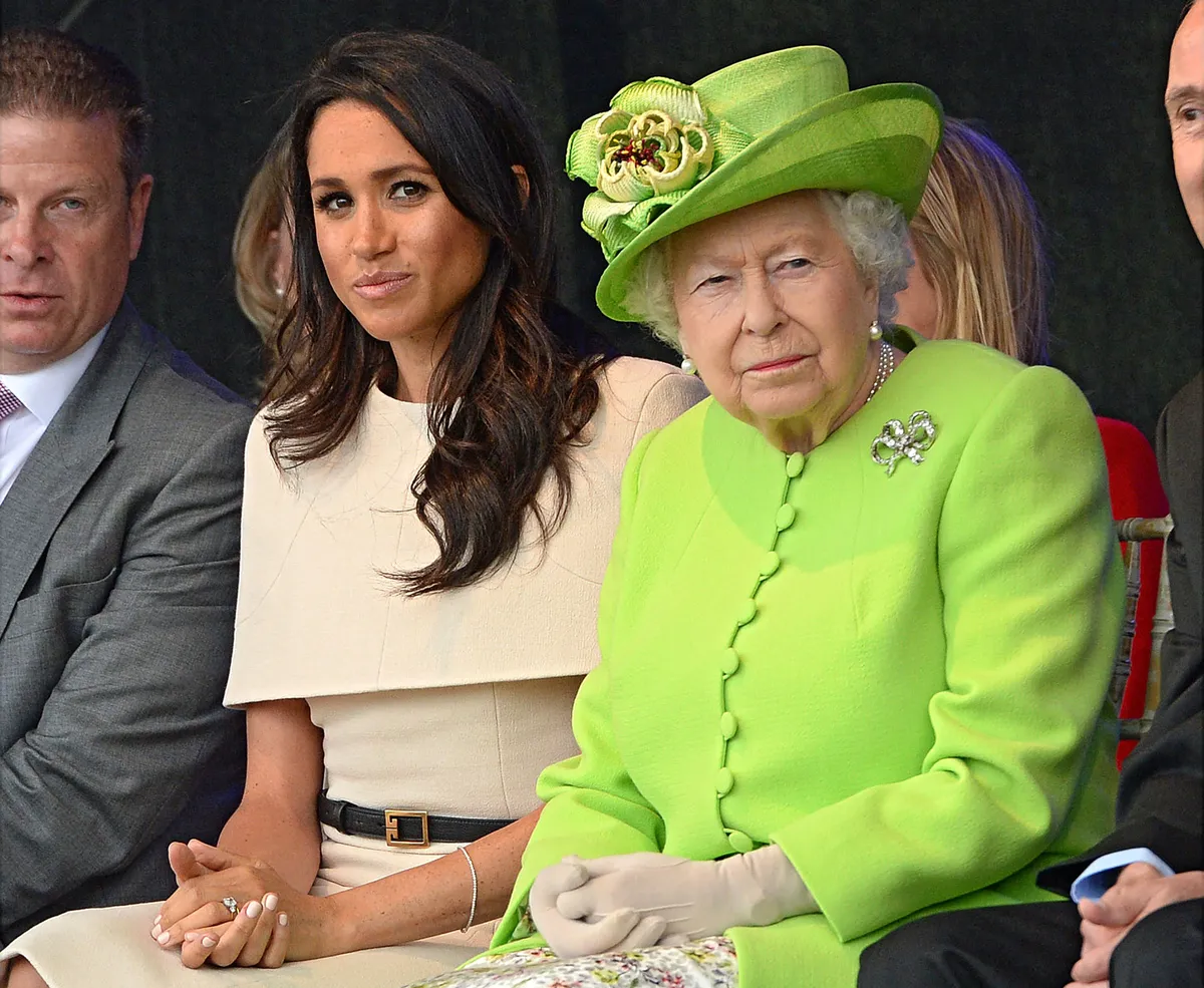 meghan és ii. erzsébet királynő