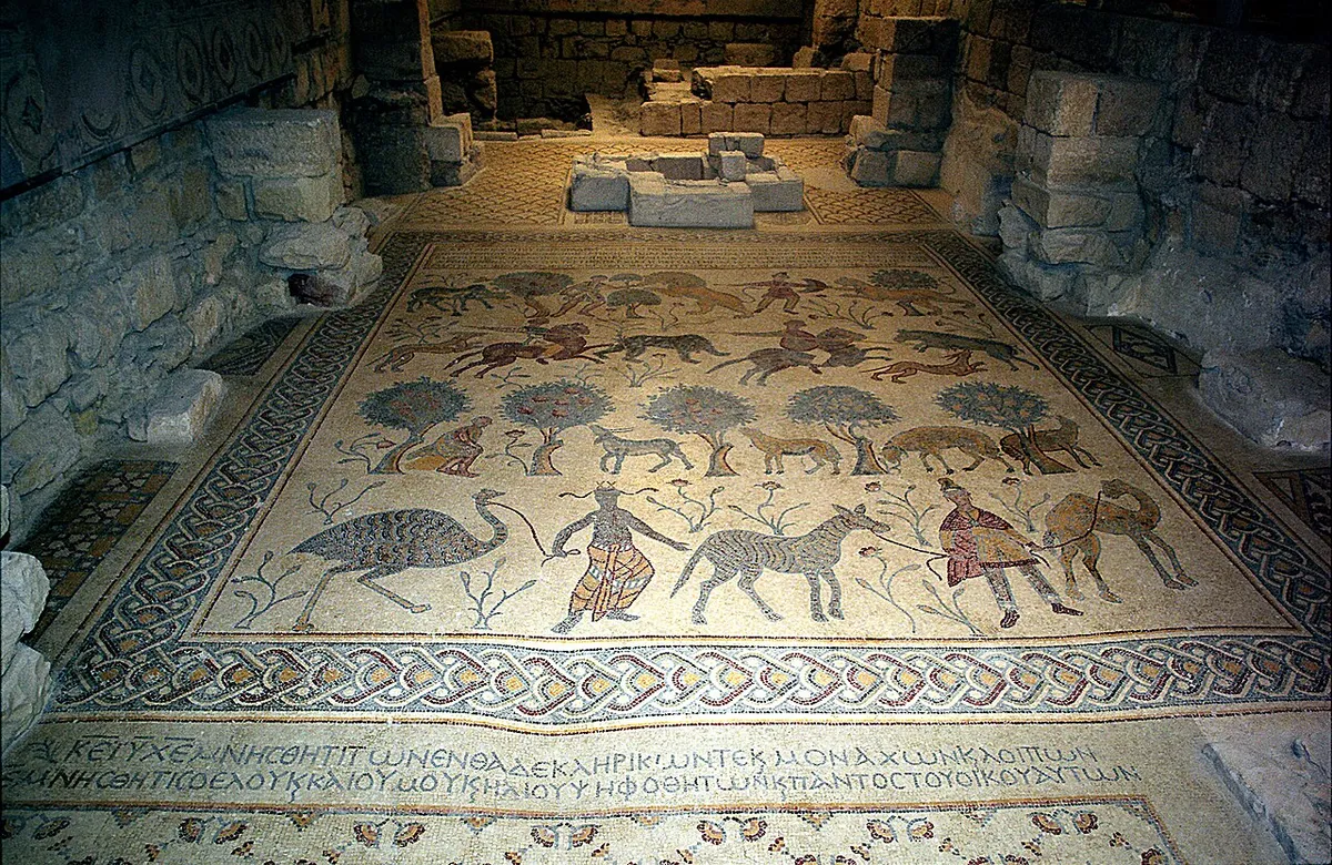Jordánia, Nebo-hegy, mozaikpadló