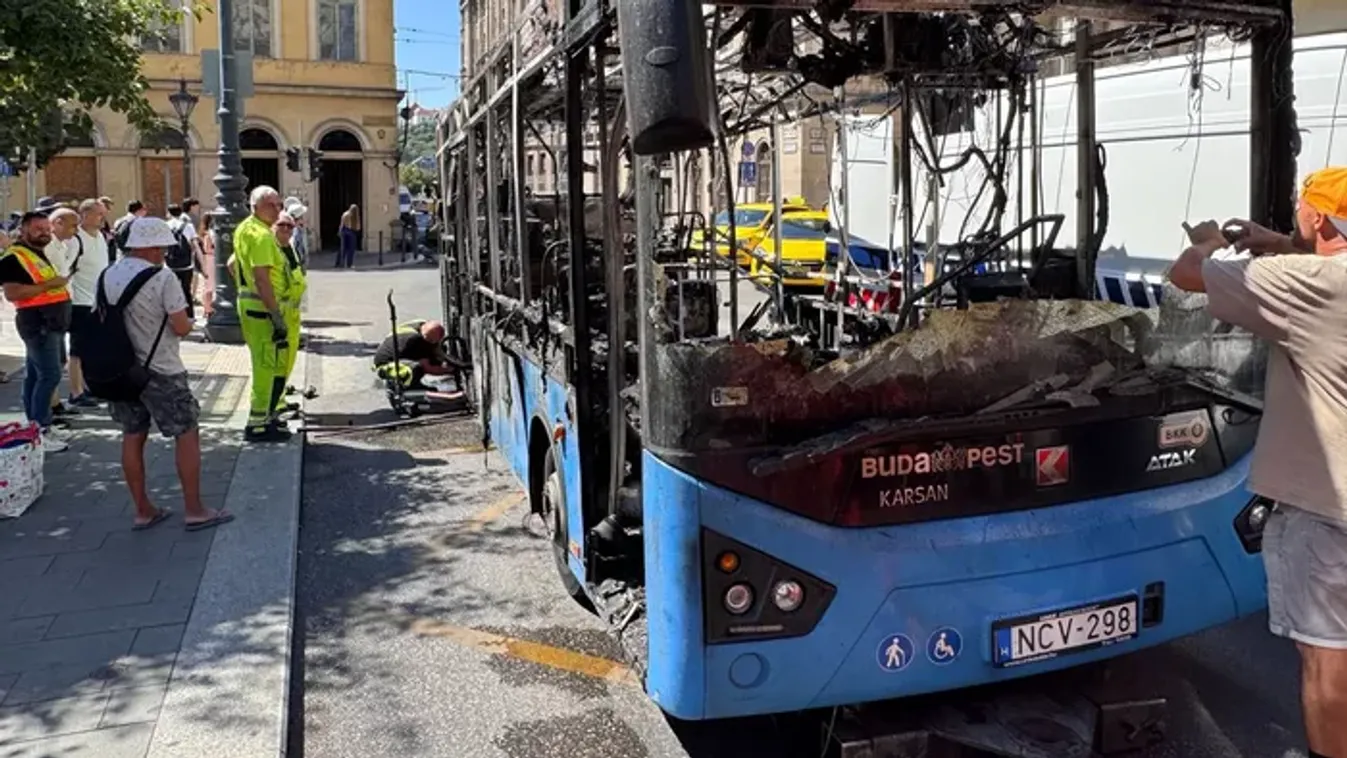 ,,Budapesten csak biztonságos busz közlekedik" -  mégis újabb busz gyulladt ki Budapesten