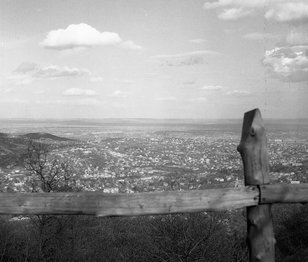 Csodálatos panoráma az Erzsébet-kilátóból 1930-ban