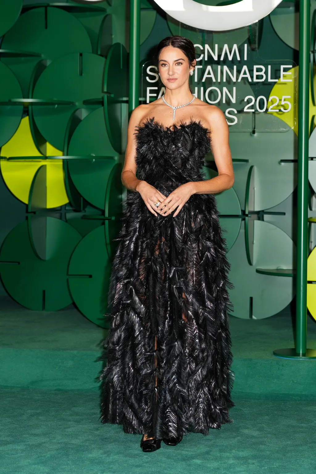 Shailene Woodley attending the CNMI Sustainable Fashion Awards 2025 red carpet during the Milan Fashion Week - Womenswear Spring/Summer 2026 at Teatro Alla Scala on September 27, 2025 in Milan, Italy. (Photo by Lucia Sabatelli / Bestimage) EDITORIAL USE O
