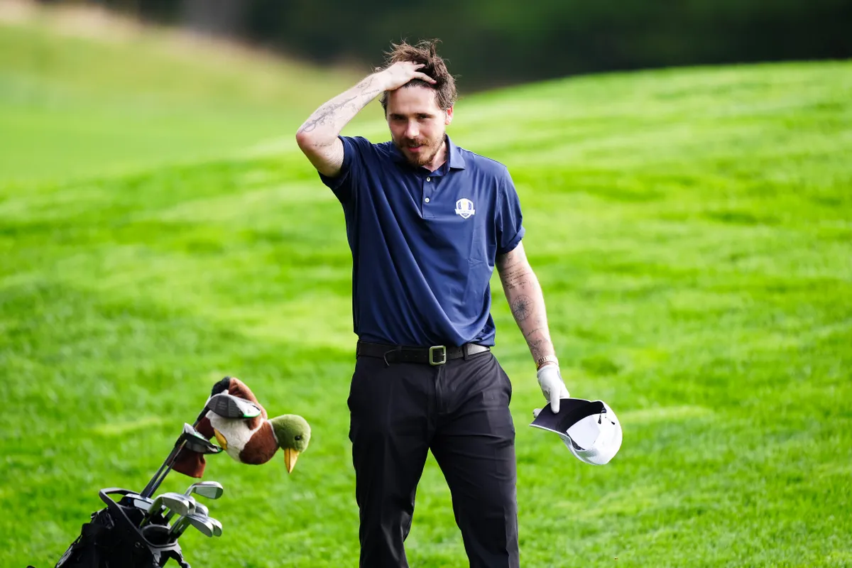 Brooklyn Beckham is részt vett a Ryder Cup All-Stars eseményen szeptember 24-én