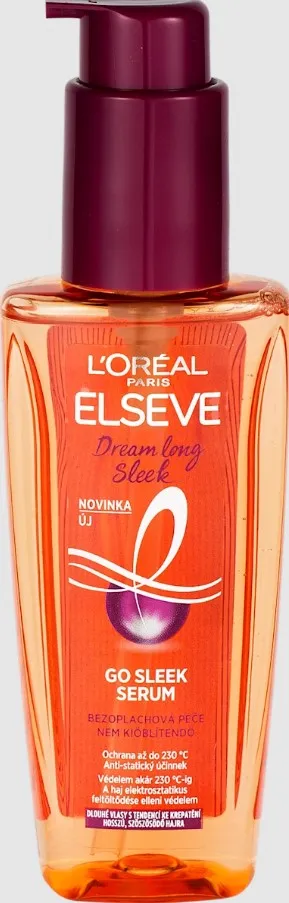 Hajápoló szérum Dream Long Go Sleak, hajolaj, töredezett hajvég
