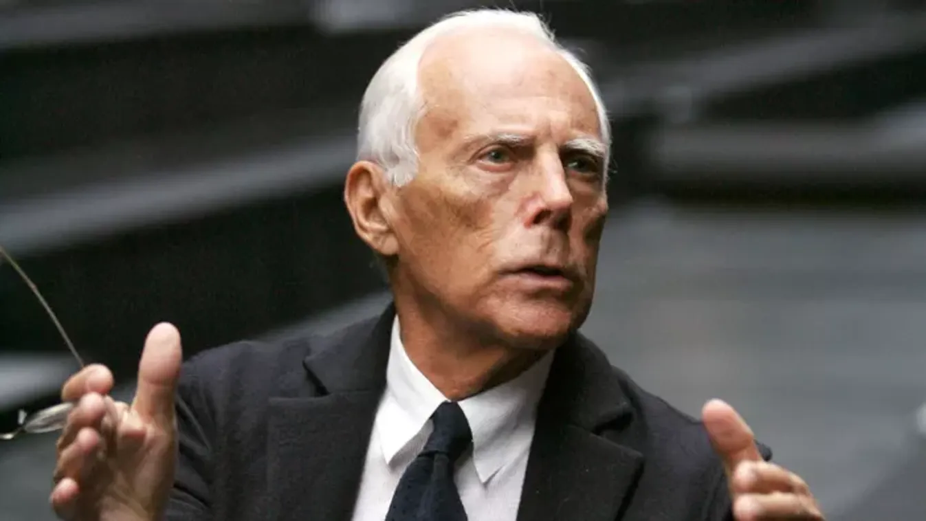 Giorgio Armani végrendeletében különös ellentmondásra bukkantak