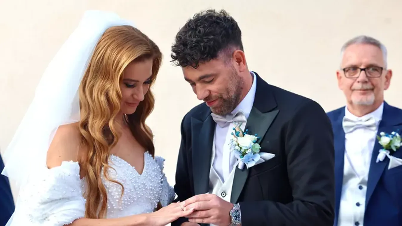 Krausz Gábor és Mikes Anna esküvője: Itt van az első videó a nagy napról