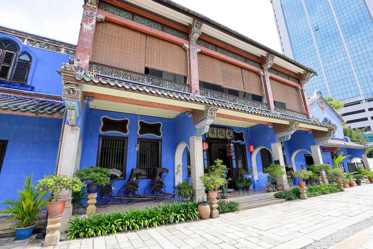 Ázsia Expressz, Malajzia, Penang, Georgetown, Kék Kúria