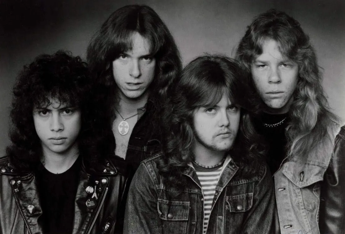 A Metallica 1983-ban, még Cliff Burtonnel.