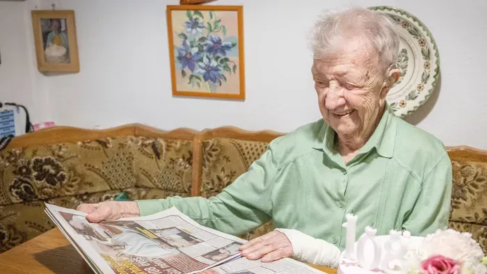 Így van most a 108 éves Gizi néni
