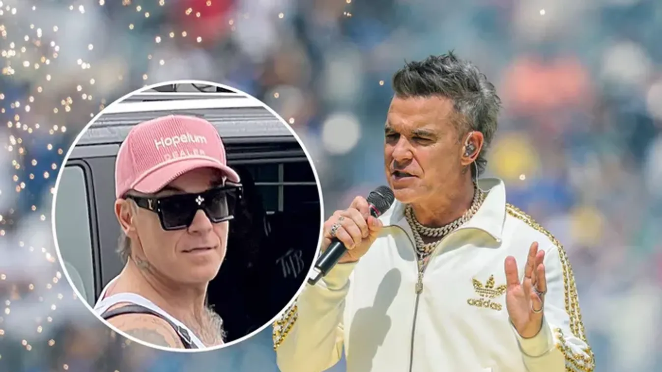 Exkluzív fotók: Robbie Williams máris megérkezett Magyarországra