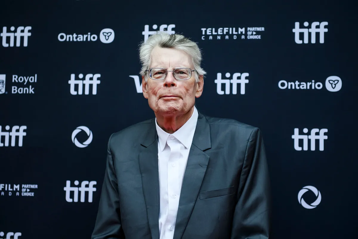 Stephen King portré.
