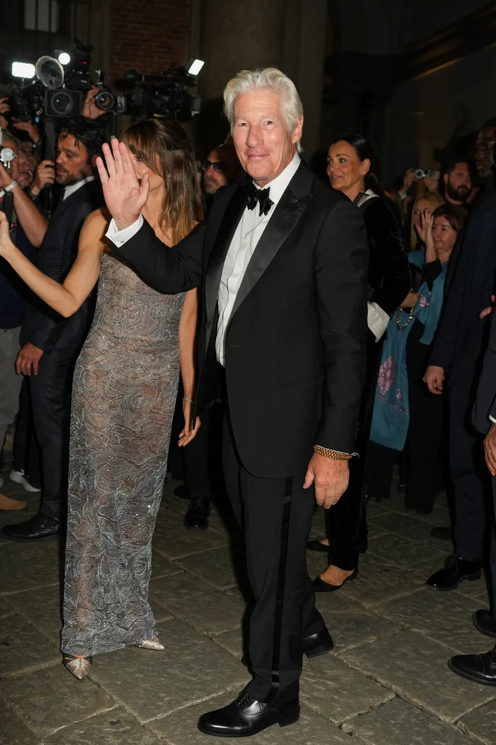 Richard Gere attending the Giorgio Armani fashion show during the Milan Womenswear Spring/Summer 2026 on September 28, 2025 in Milan, Italy. (Photo by Lucia Sabatelli / Bestimage) EDITORIAL USE ONLY