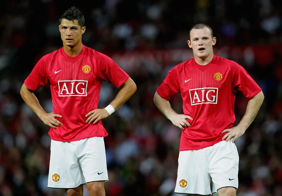 Cristiano Ronaldo és Wayne Rooney öt évig voltak csapattársak a Manchester United színeiben