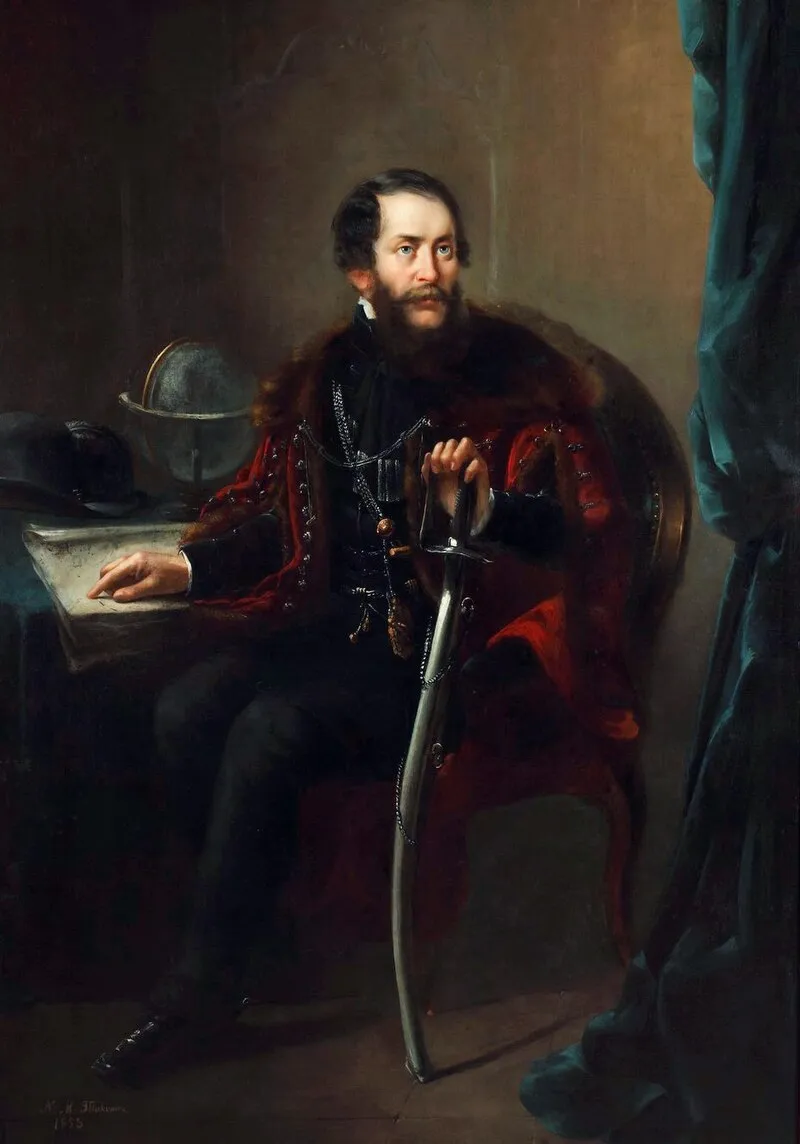 Kossuth Lajos portréja 1853-ból