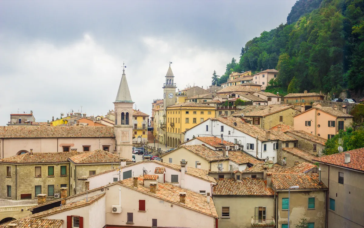 San Marino, Monte Titano, városkép