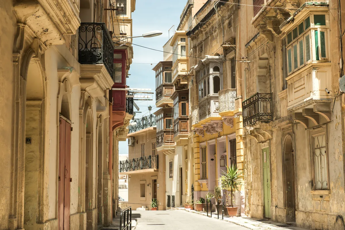 Málta fővárosa, Valletta egyik hangulatos utcája