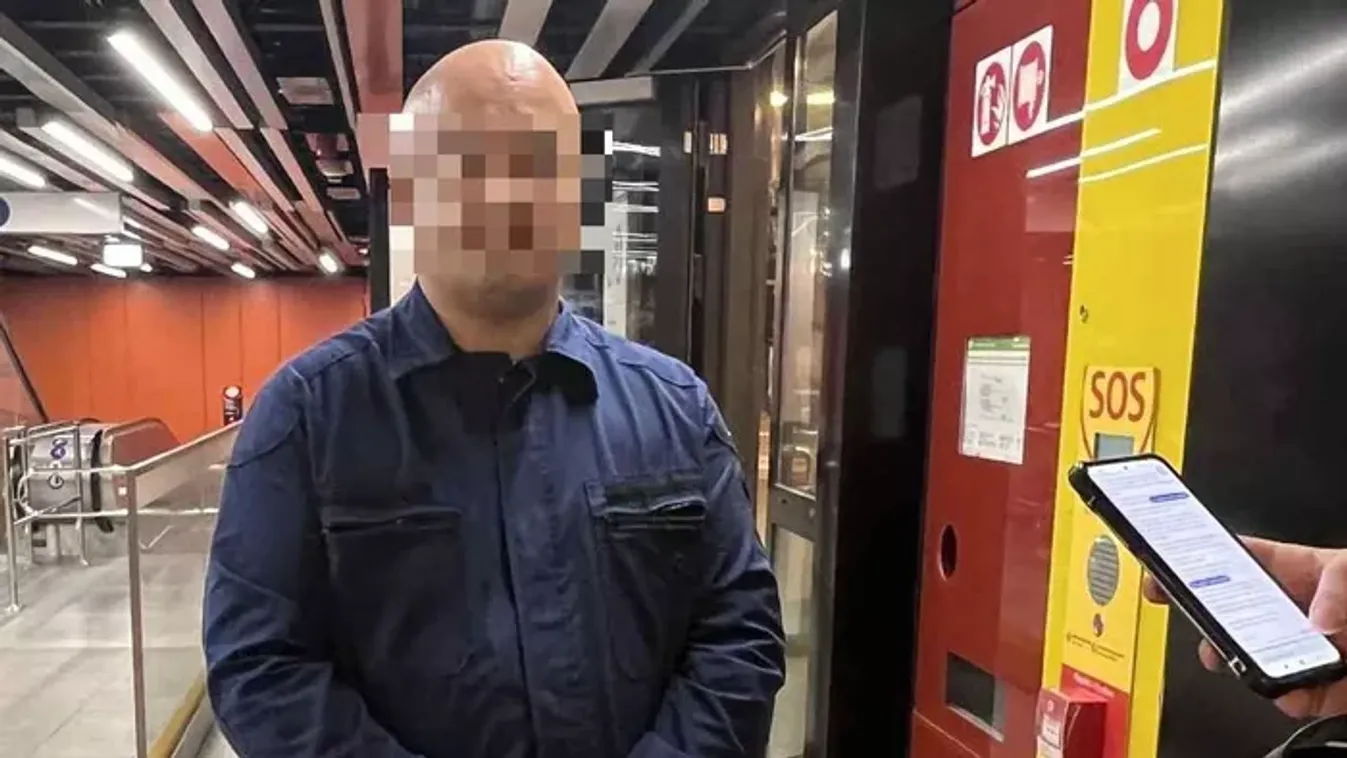 Nyilvános leszere(p)lés: hatalmas bírságot kapott a férfi, aki rendőrjelmezben pózolt a Nyugati téren - Videó!