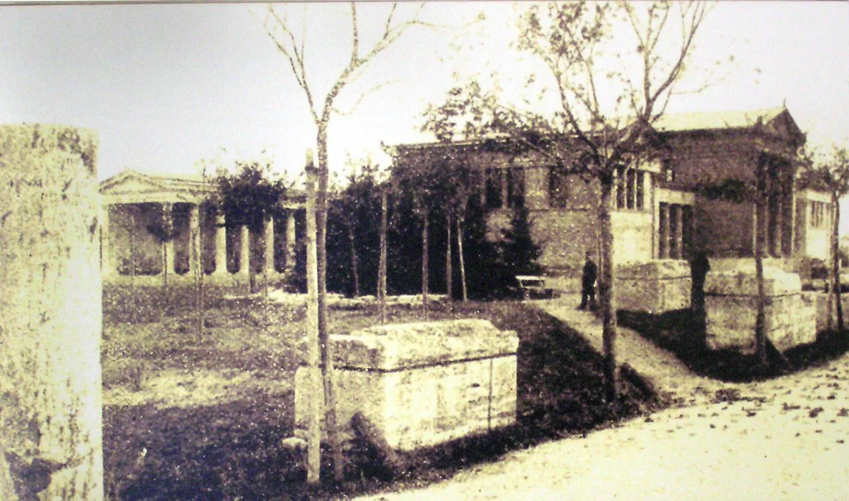 Aquincum, római kor, múzeum, korabeli fotó