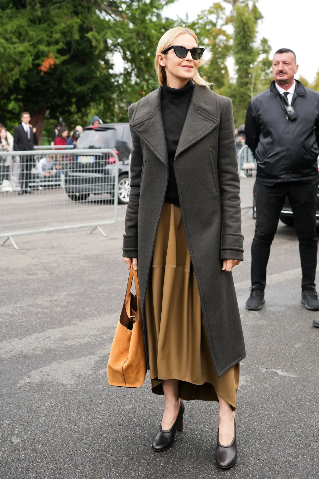 Kelly Rutherford arriving at the Tod’s fashion show during the Milan Womenswear Spring/Summer 2026 on September 26, 2025 in Milan, Italy. (Photo by Lucia Sabatelli / Bestimage)