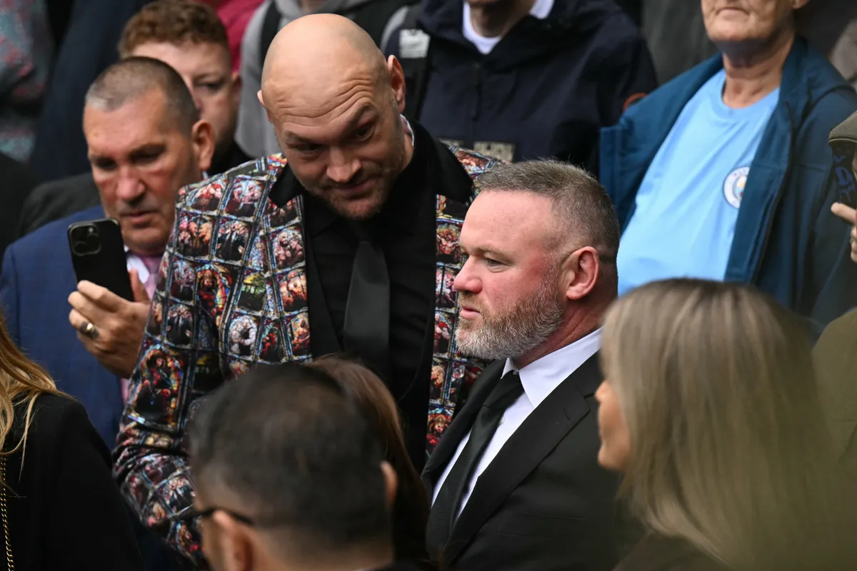 Ricky Hatton temetés, Wayne Rooney, Tyson Fury