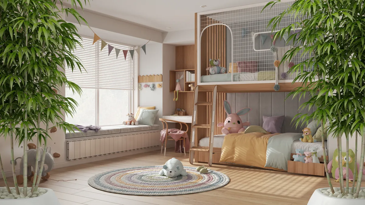 Pasztell színű gyerekszoba a feng shui tanításai szerint