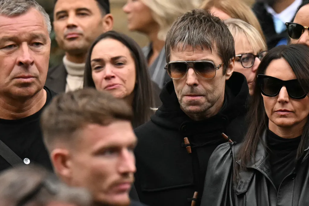 Ricky Hatton temetés, Liam Gallagher