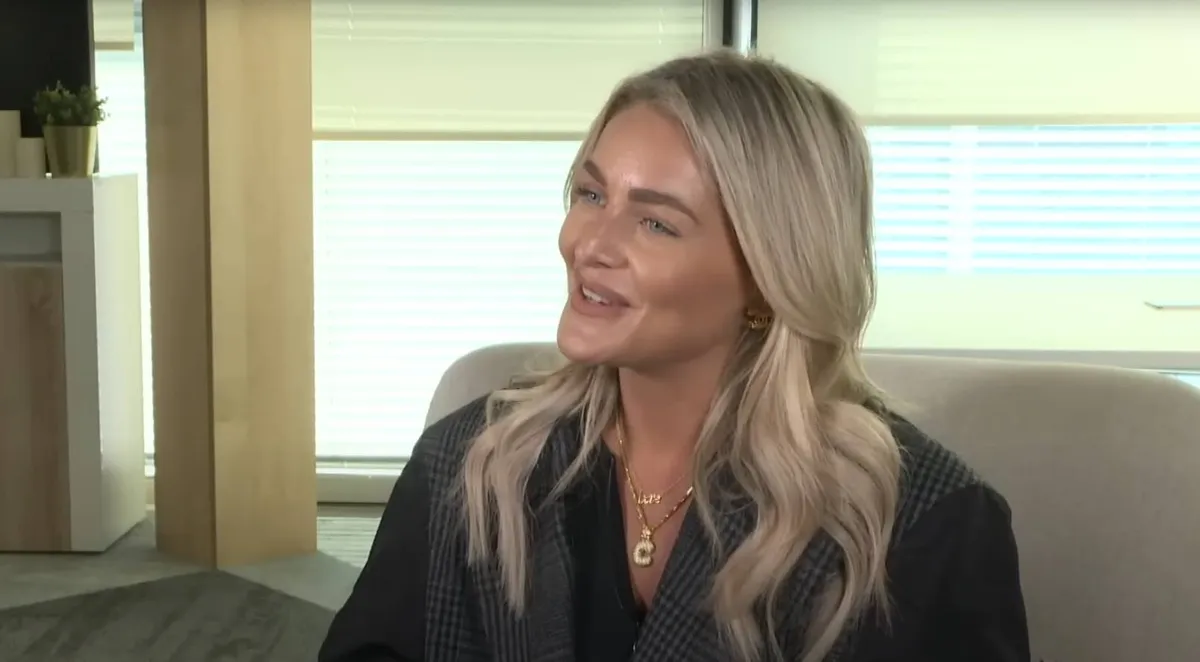 Claudia Fogarty a brit Love Island műsorában kereste a szerelmet. Most édesanya lett 