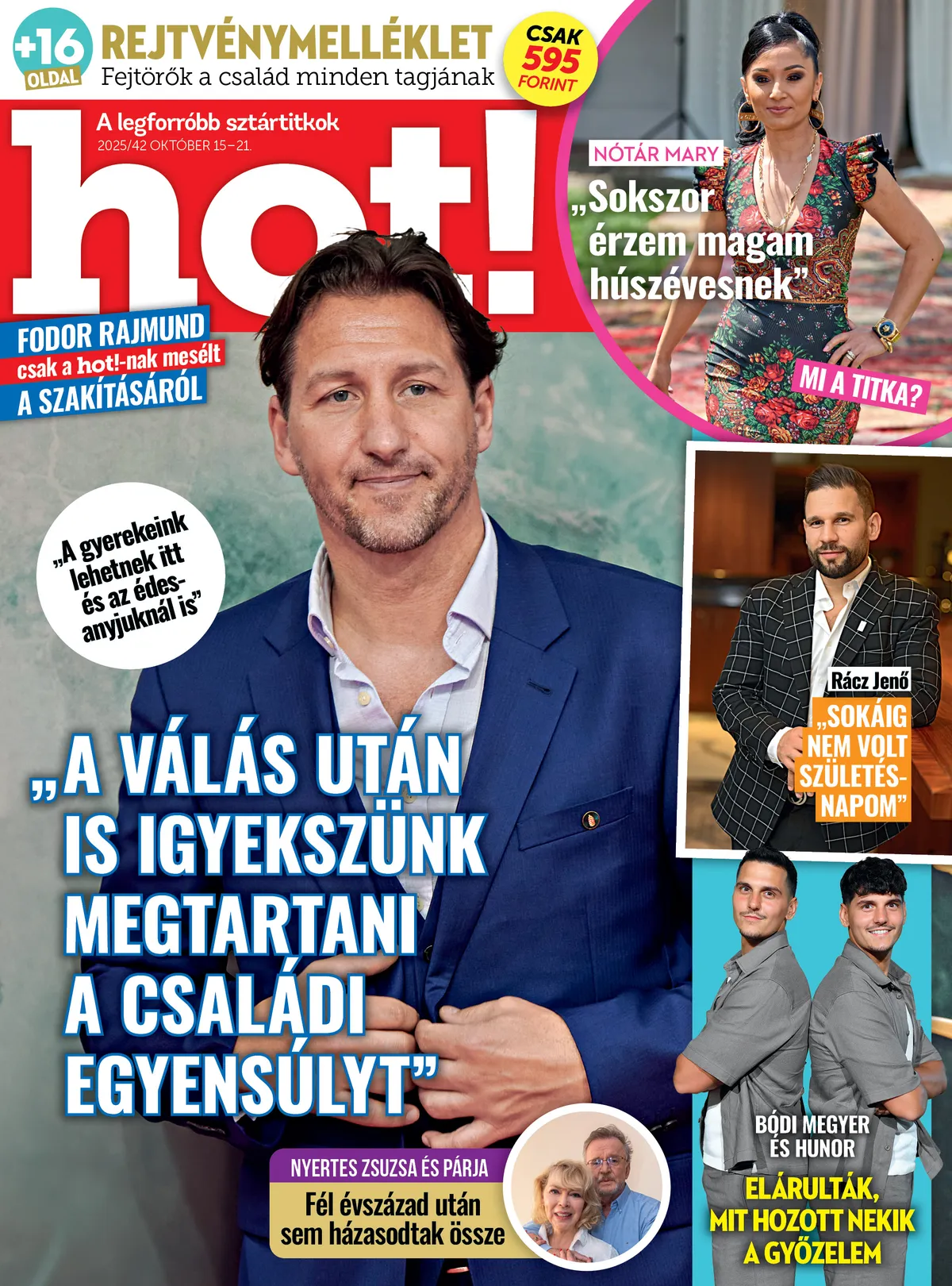HOT! MAGAZIN HÉTFŐI FELTÖLTÉSEK: FODOR, RÁCZ, NÓTÁR, NYERTES, BÓDI TESÓK