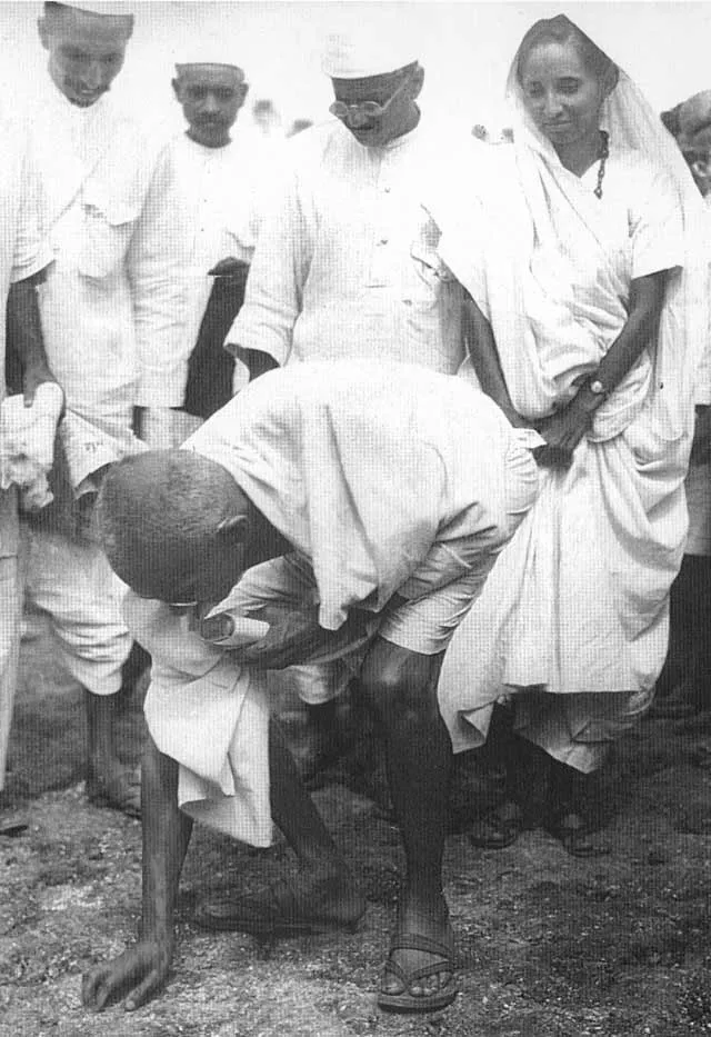 Gandhi sót gyűjt politikai ellenállása szimbólumaként
