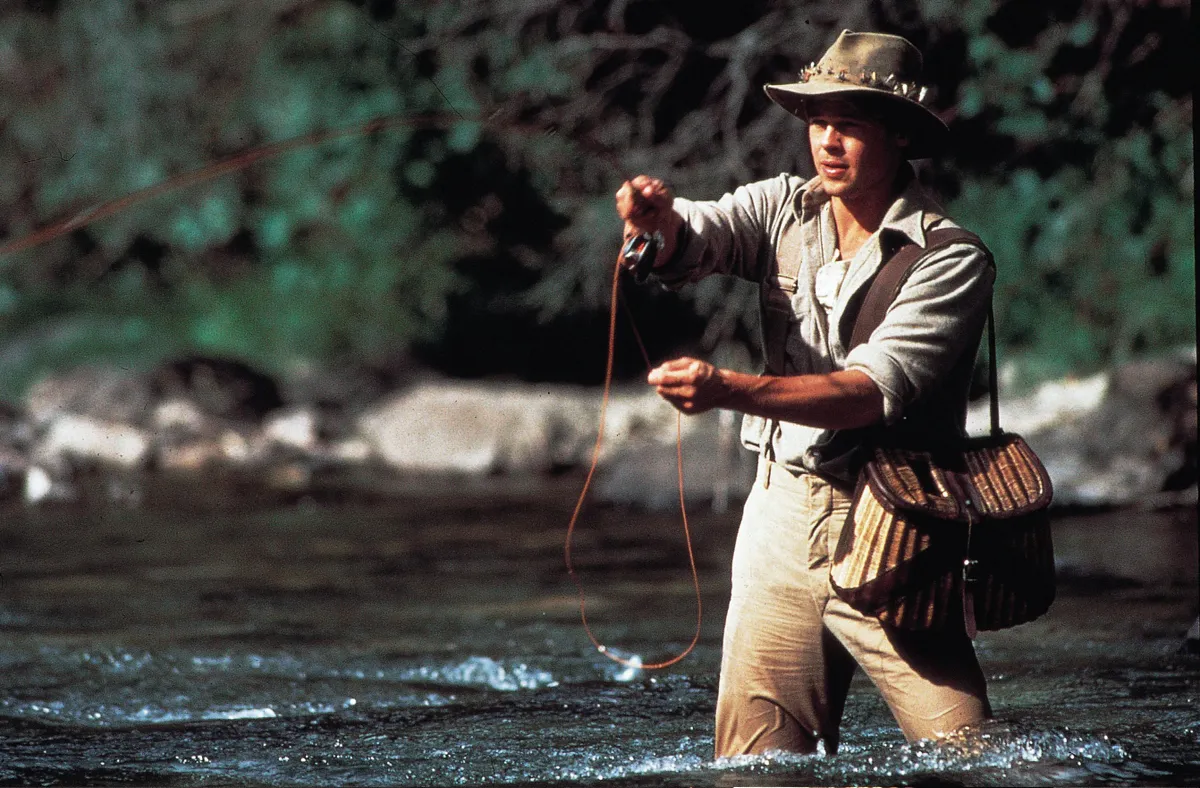 Brad Pitt a Folyó szeli ketté című Robert Redford rendezésben (Fotó: Columbia Pictures)