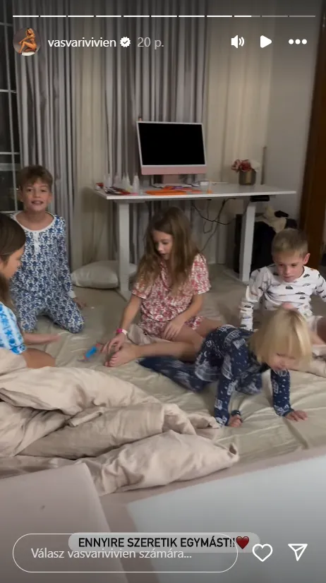 Igazi káosz uralkodik Vasvári Vivienék otthonában.