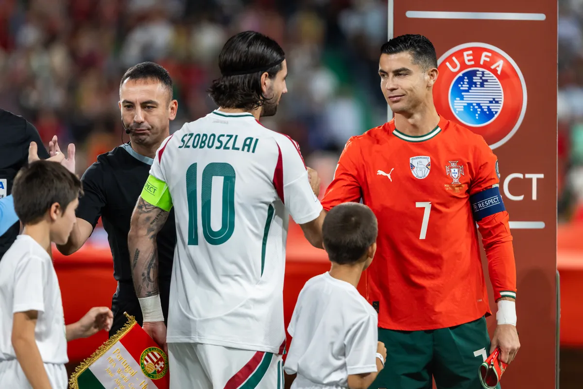 Szoboszlai Dominik ismét farkas szemet nézhetett példaképével a Portugália-Magyarország meccsen