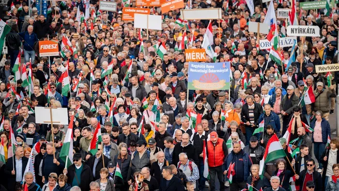 A Békemenet résztvevői nem akarnak meghalni Ukrajnáért