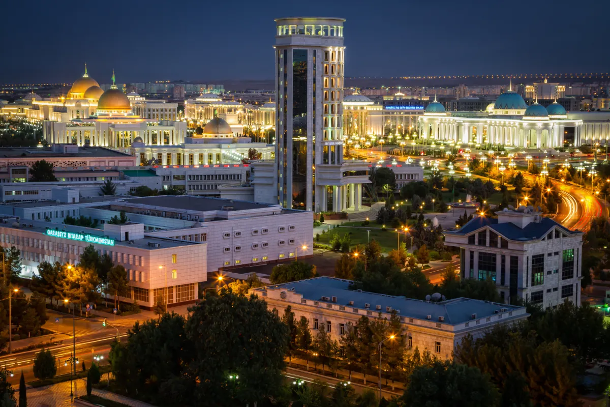 Furcsa úti célok, mint a fehér Asgabat