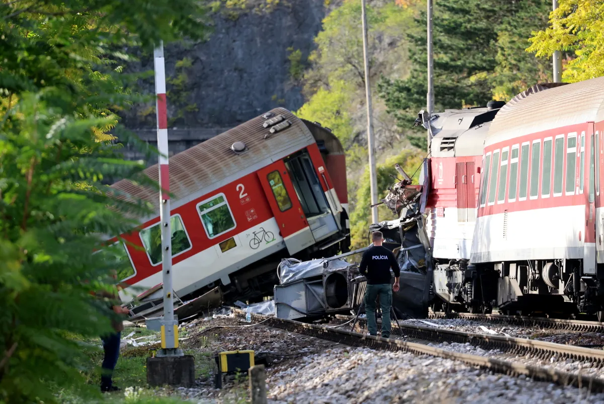  szlovák vonatbaleset