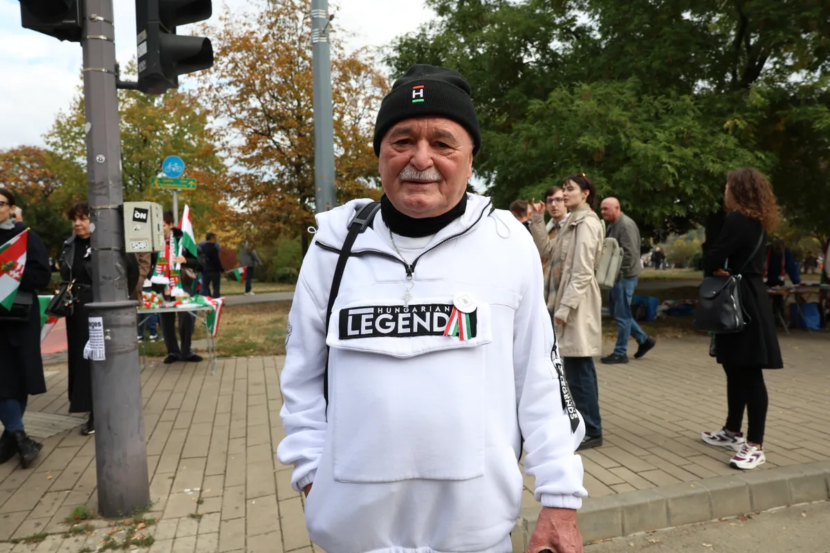 Nagy Feró a Békemenet elejéről üzent minden magyarnak.