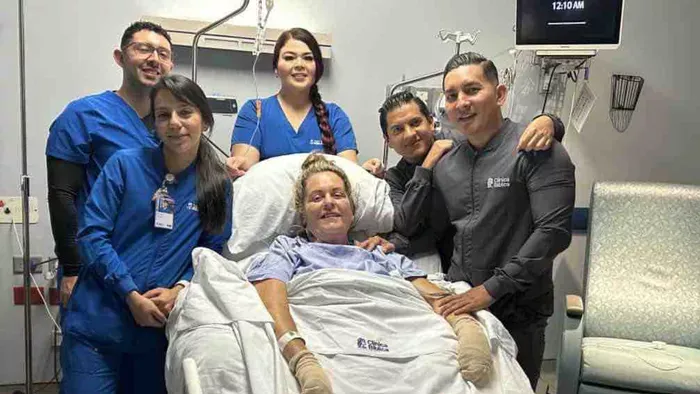 Ez vár egy nőre, a plasztikai műtétje után