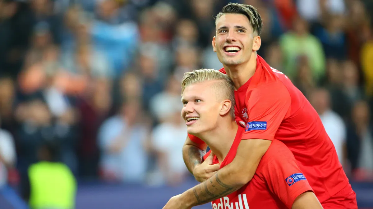 Erling Haaland és Szoboszlai Dominik az RB Salzburg együttesében voltak csapattársak