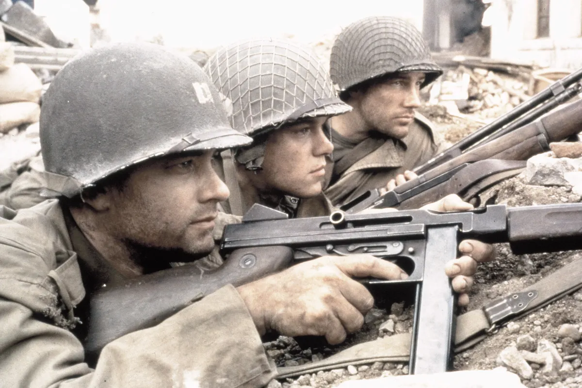 Matt Damon 1998 - Saving Private Ryan - Movie Set